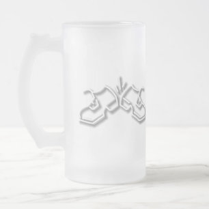 Irish Hat, Pipe & Dancing Shoes Glass Stein