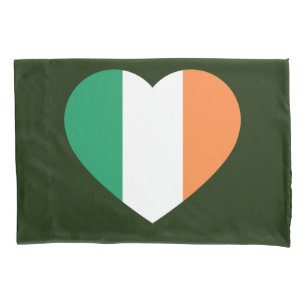 Irish Heartflag pccnt Pillowcase