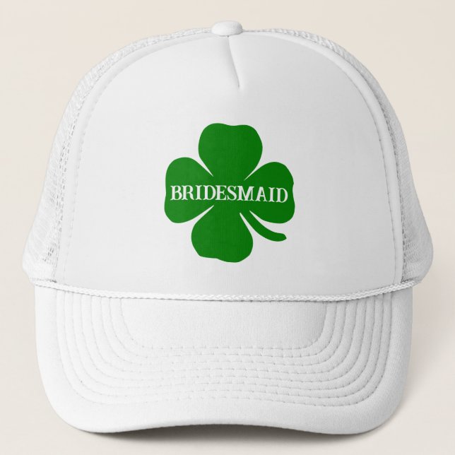 Irish hen night bridesmaid trucker hat (Front)