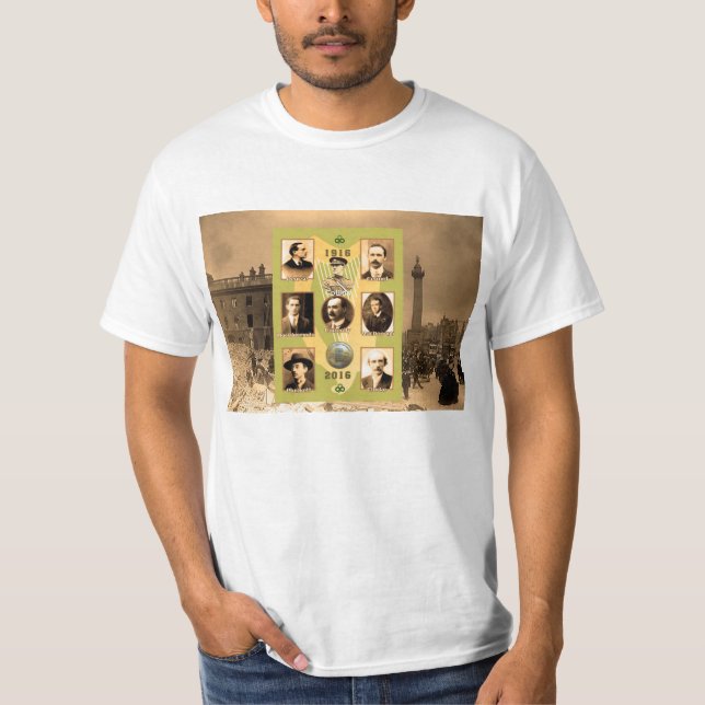 Irish Heroes image for Men's-T-Shirt-White T-Shirt (Front)