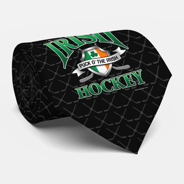 Irish Hockey Tie (Rolled)