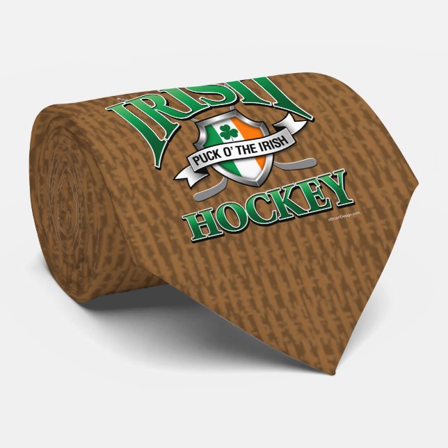 Irish Hockey Tie (Rolled)