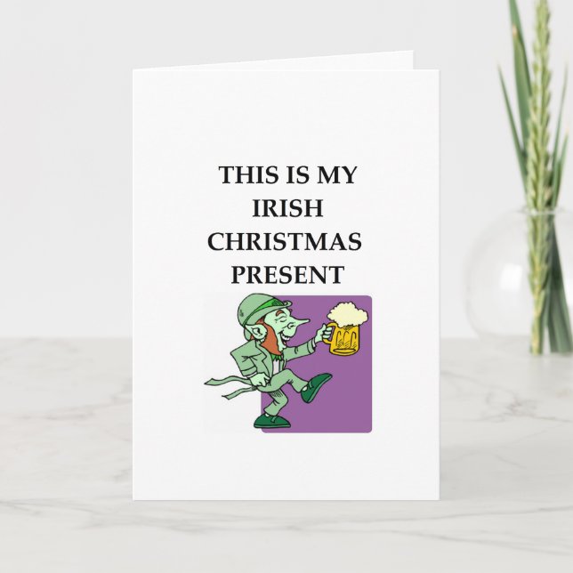 irish holiday card (Front)
