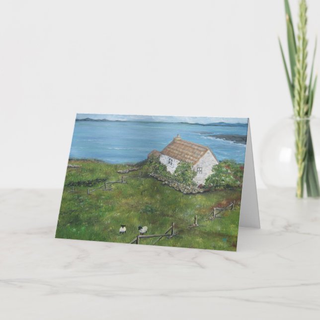 Irish Holiday Greeting Card, Ireland, Card (Front)