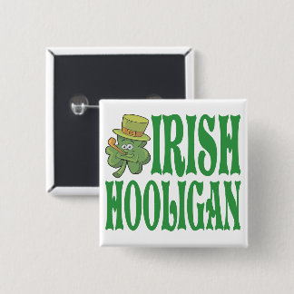 Irish Hooligan 15 Cm Square Badge