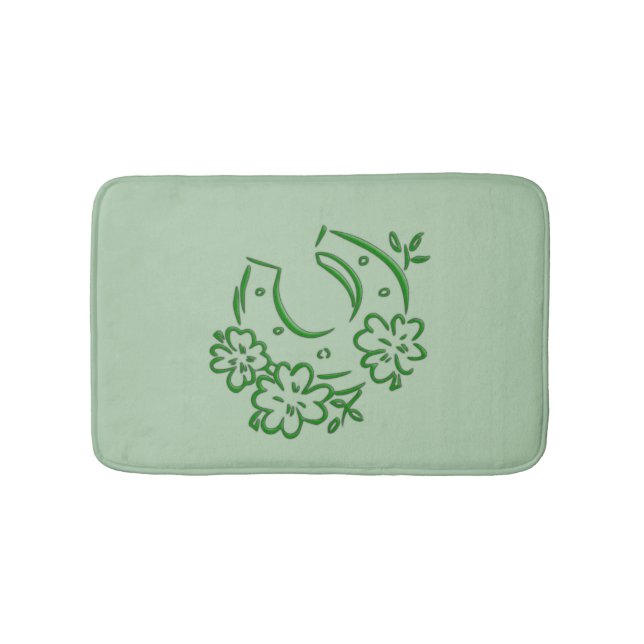 Irish Horseshoe Bath Mat (Front)