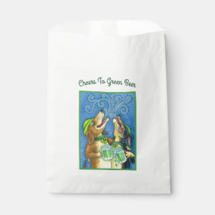 IRISH HOUND DOGS, ST. PATRICK'S DAY GREEN BEER FAVOUR BAGS