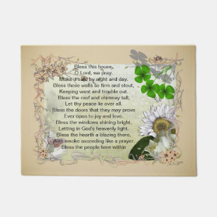 Irish House Blessing door mat
