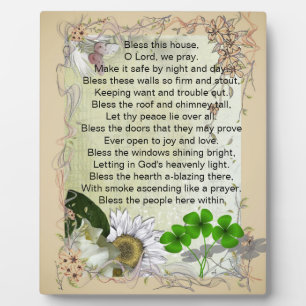 Irish House Blessing plaque