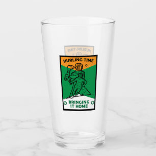 Irish Hurling Sport Glass