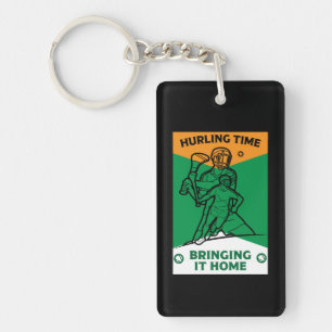Irish Hurling Sport Key Ring