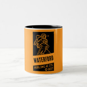 Irish Hurling Sport Two-Tone Coffee Mug