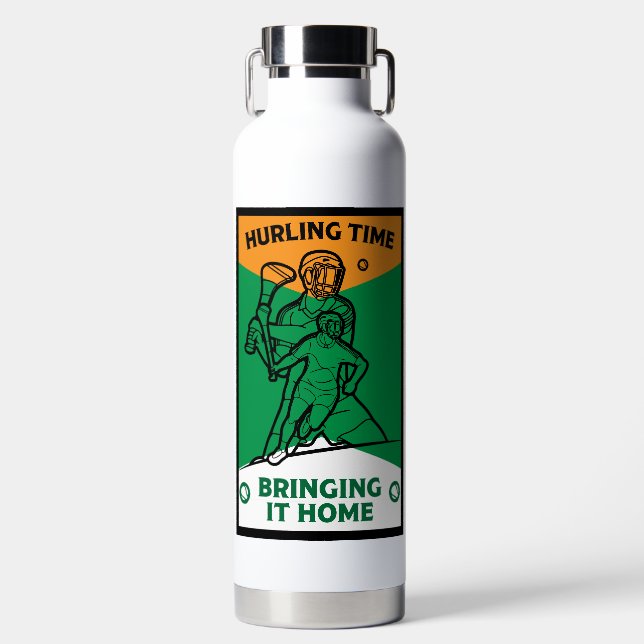 Irish Hurling Sport Water Bottle (Front)