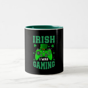 Irish I Was Gaming  Two-Tone Coffee Mug