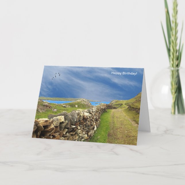 Irish image for Birthday greeting card (Front)