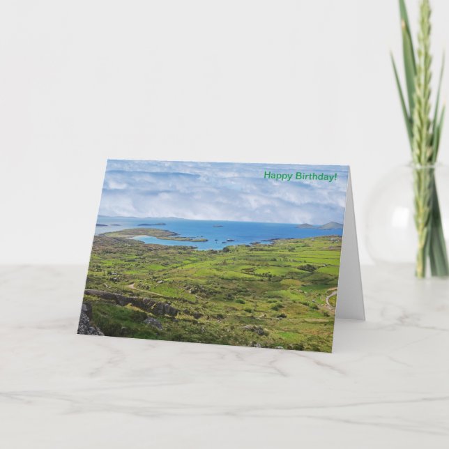 Irish image for Birthday greeting card (Front)