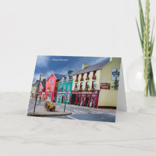 Irish image for Birthday greeting card