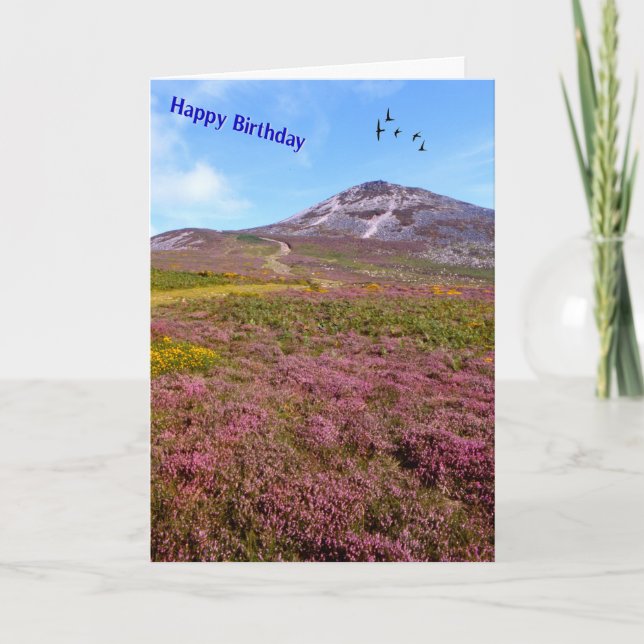 Irish image for birthday greeting card (Front)