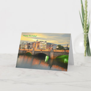 Irish image for Birthday greeting card