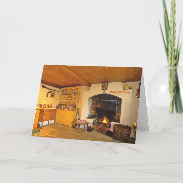 Irish image for Birthday greeting card (Front)