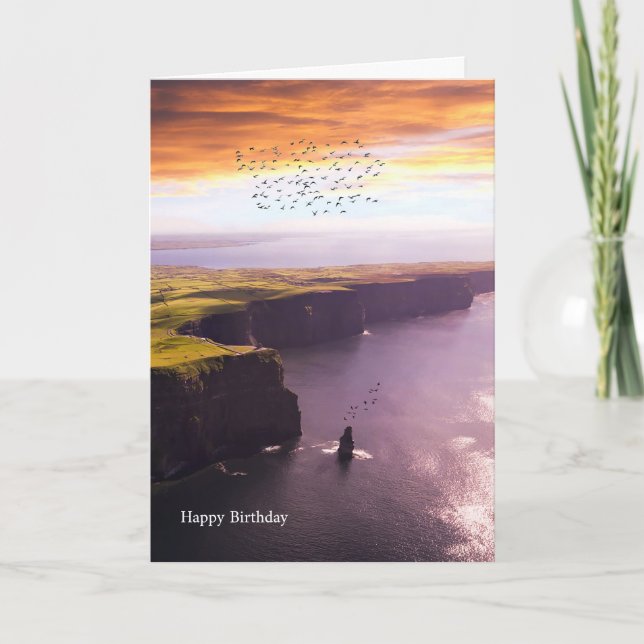 Irish image for Birthday greeting card (Front)