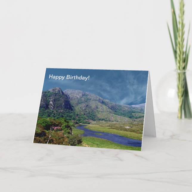 Irish image for Birthday greeting card (Front)