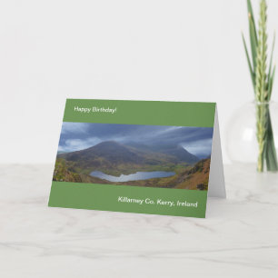 Irish image for Birthday greeting card