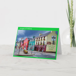 Irish image for Folded Greeting Card
