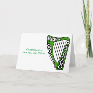 Irish image for greeting card