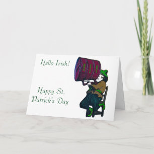 Irish image for greeting card