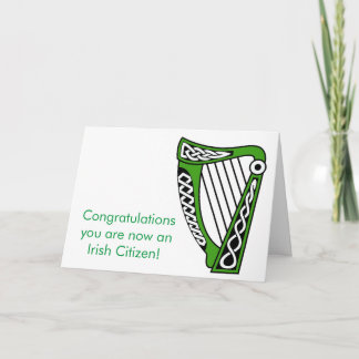 Irish image for Greeting card