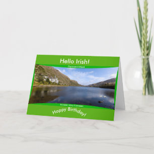 Irish image for Irish Birthday greeting card