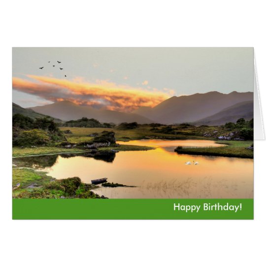Irish image for Irish Birthday greeting card
