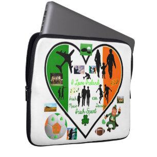 Irish image for Neoprene Laptop Sleeve 13 inch