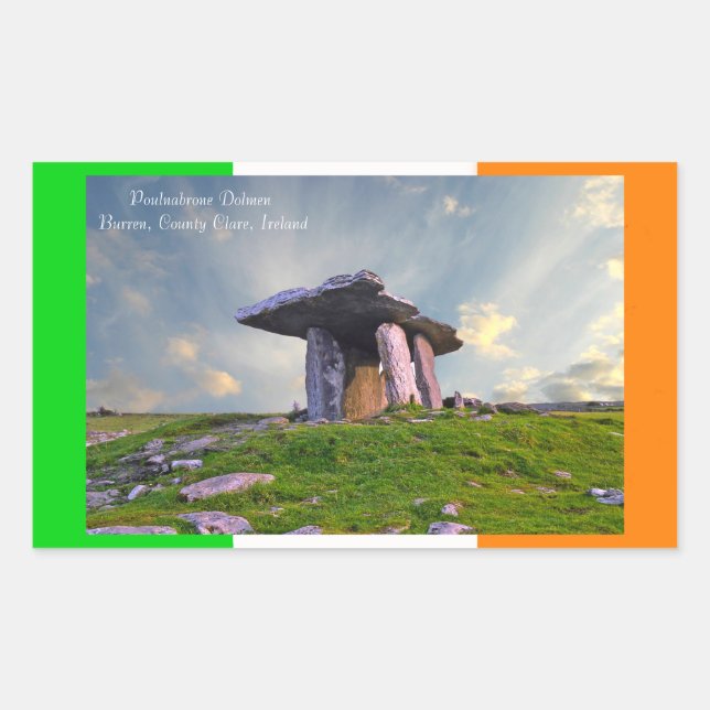 Irish image for Rectangle-Stickers-Glossy Rectangular Sticker (Front)