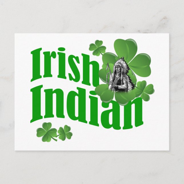 Irish indian postcard (Front)