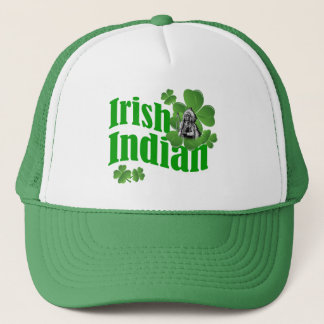 Irish indian trucker hat