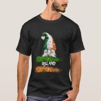 *~* IRISH IRELAND GNOME Abstract Flag T-Shirt