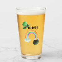 ** IRISH IRELAND Patriot Rainbow Pot of Gold Beer