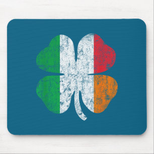 Irish Italian Flag Italy Ireland St Patricks Day Mouse Mat