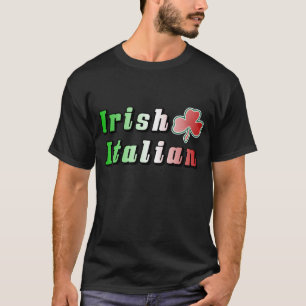 Irish Italian Flag Shamrock St. Patrick's Day T-Shirt