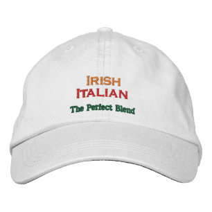 IRISH ITALIAN ST. PATRICK'S DAY EMBROIDERED HAT