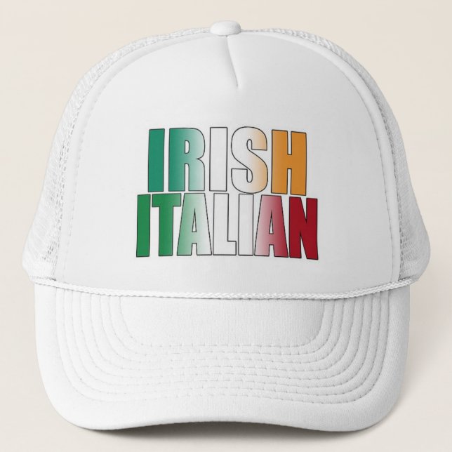 Irish Italian Trucker Hat (Front)