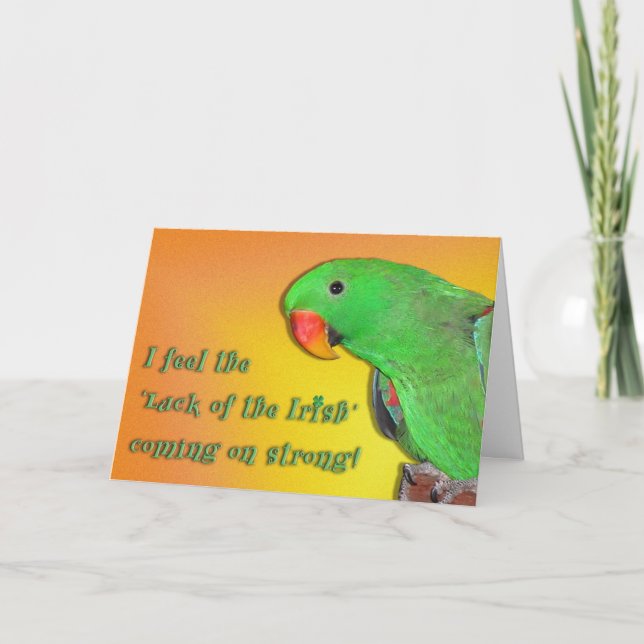 Irish Kiss Card (Front)