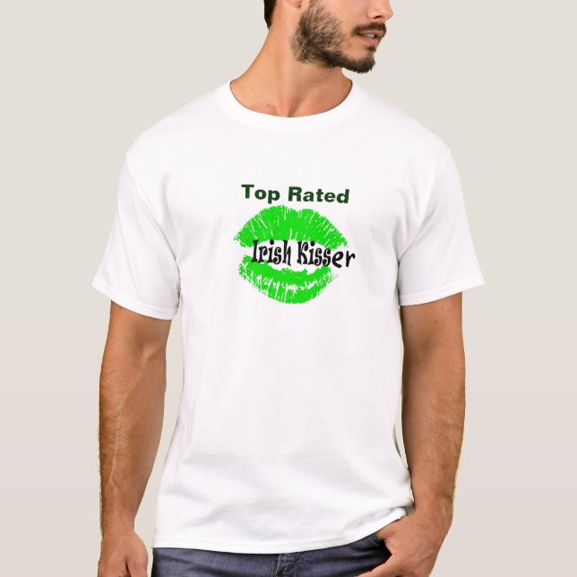 Irish Kisser T-Shirt by Brownielocks (Front)