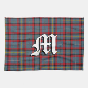 Irish Kitchen Clan MacNamara Tartan Plaid Tea Towel