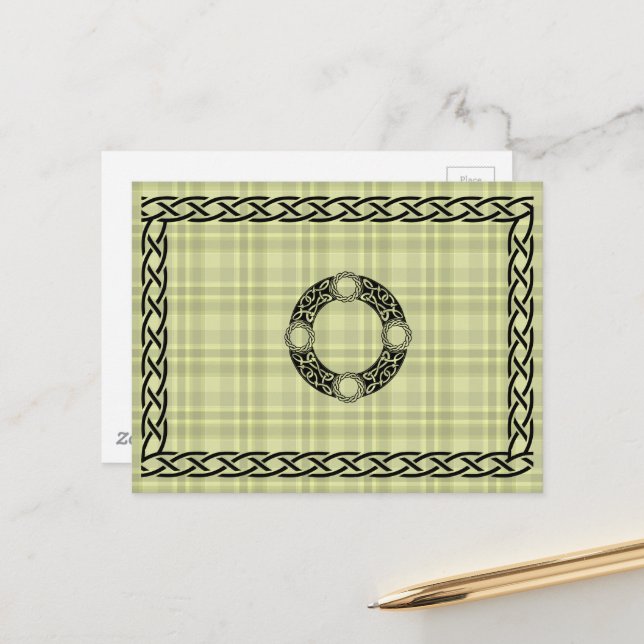 Irish Knot Designs Postcard (Front/Back In Situ)