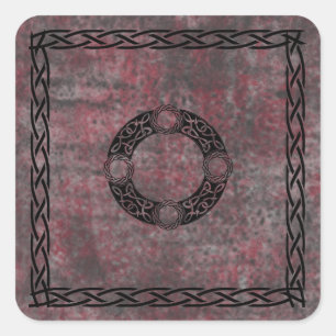 Irish Knot Designs Square Sticker