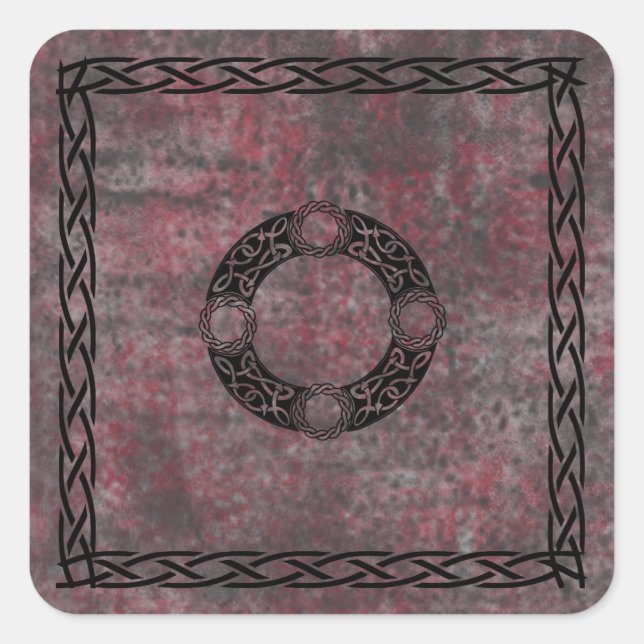 Irish Knot Designs Square Sticker (Front)