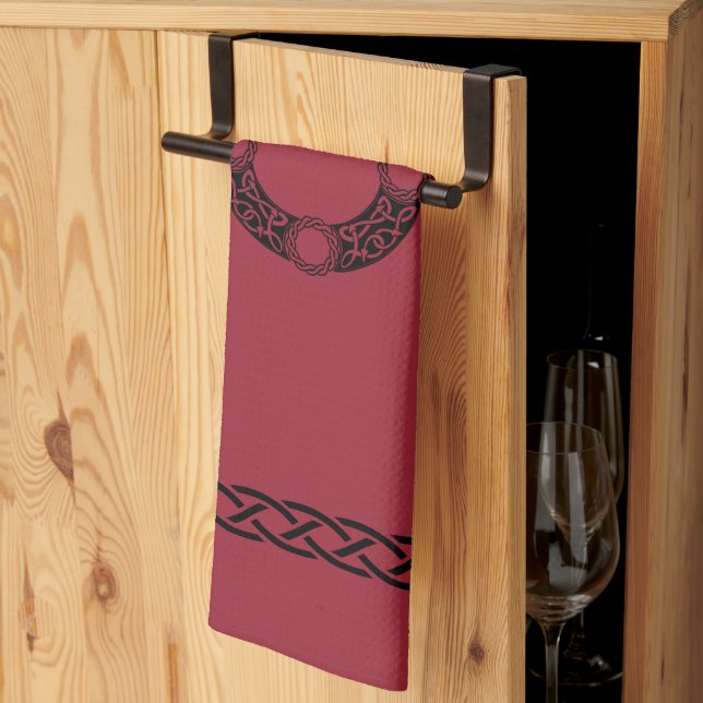 Irish Knot Designs Tea Towel (Thirds Fold)